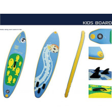 Novo estilo Surf pequena Boarf com padrão de peixe para as crianças a brincar na água